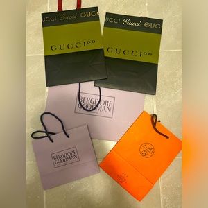 Designer Shopping Bag Collection! Gucci, Hermes, Bergdorf Goodman